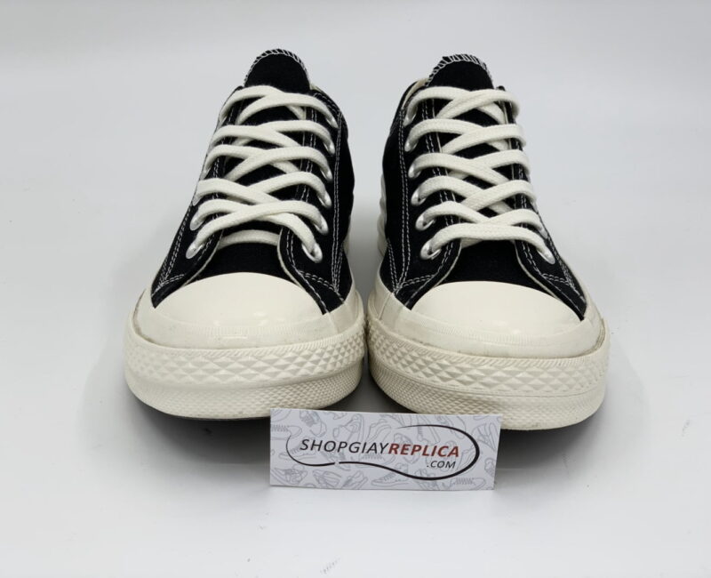 Giày Converse CDG đen cổ thấp replica