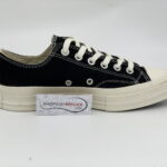 Giày Converse CDG đen cổ thấp replica