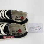 Giày Converse CDG đen cổ thấp replica
