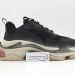 giay balenciaga triple s den do replica 1:1