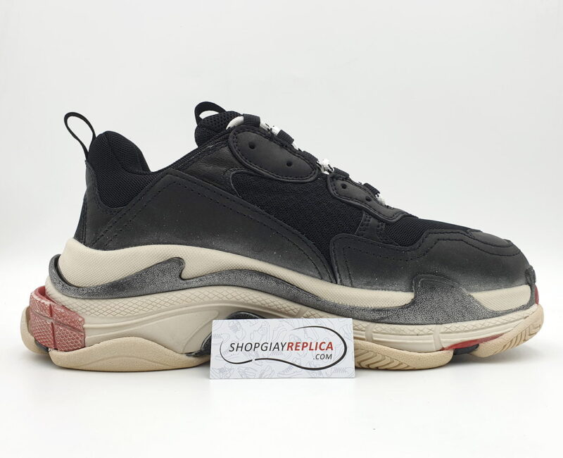 giay balenciaga triple s den do replica 1:1