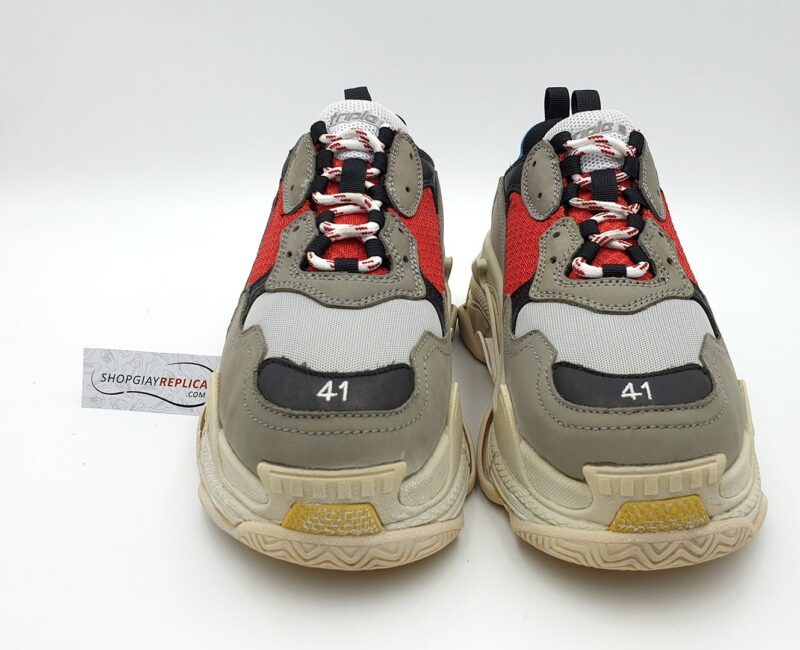 Giày Balenciaga Triple S xanh đỏ replica 1:1
