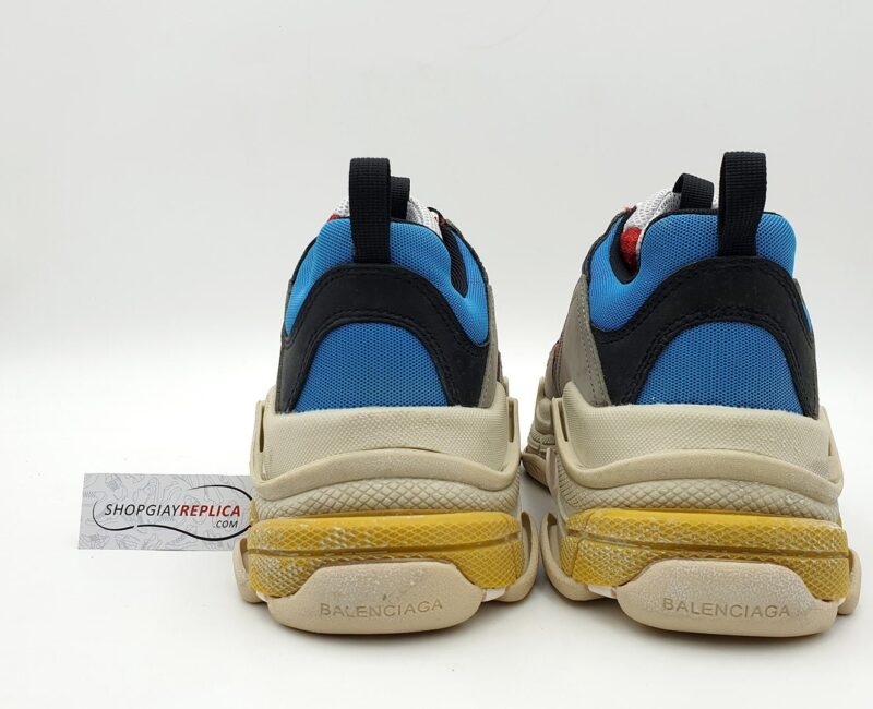 Giày Balenciaga Triple S xanh đỏ replica 1:1