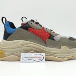 Giày Balenciaga Triple S xanh đỏ replica 1:1