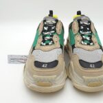 giay balenciaga triple s xanh vang replica 1:1