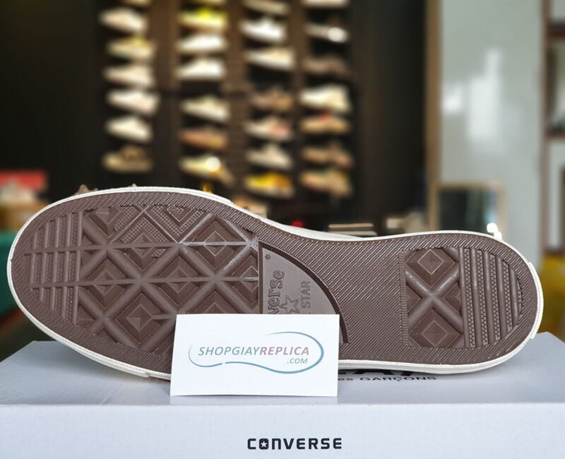 giày converse cdg den co cao replica
