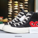 giày converse cdg den co cao replica