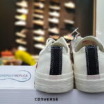 giày converse tim thấp trắng replica