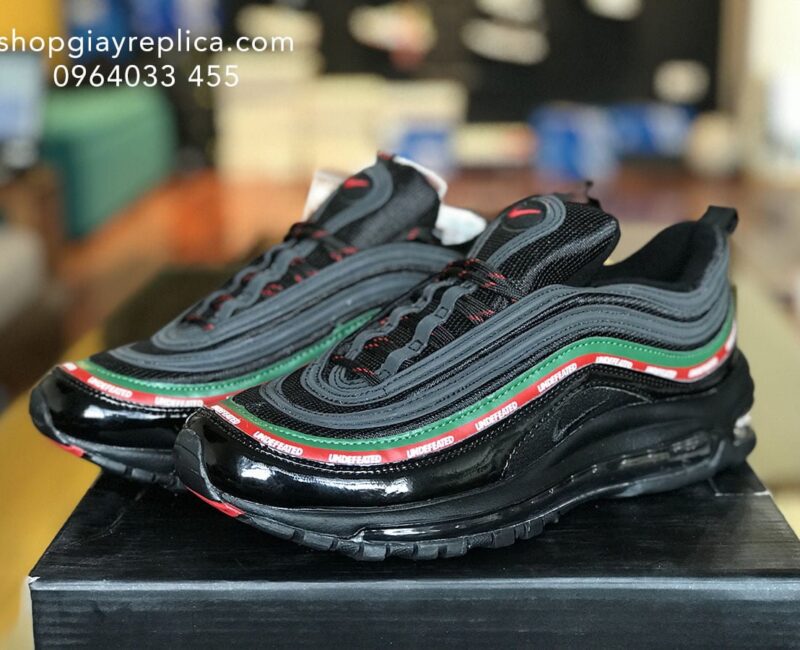 giày nike air max 97 undefeated black replica