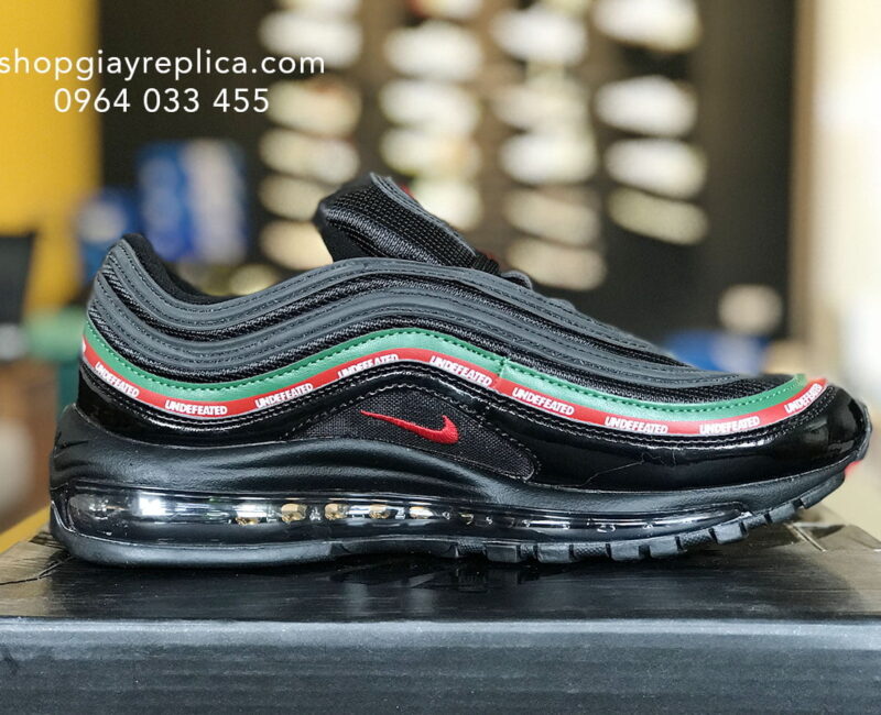 giày nike air max 97 undefeated black replica