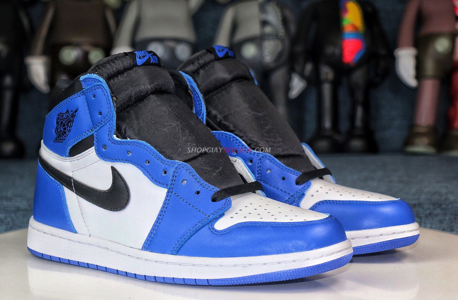 giày air jordan 1 xanh