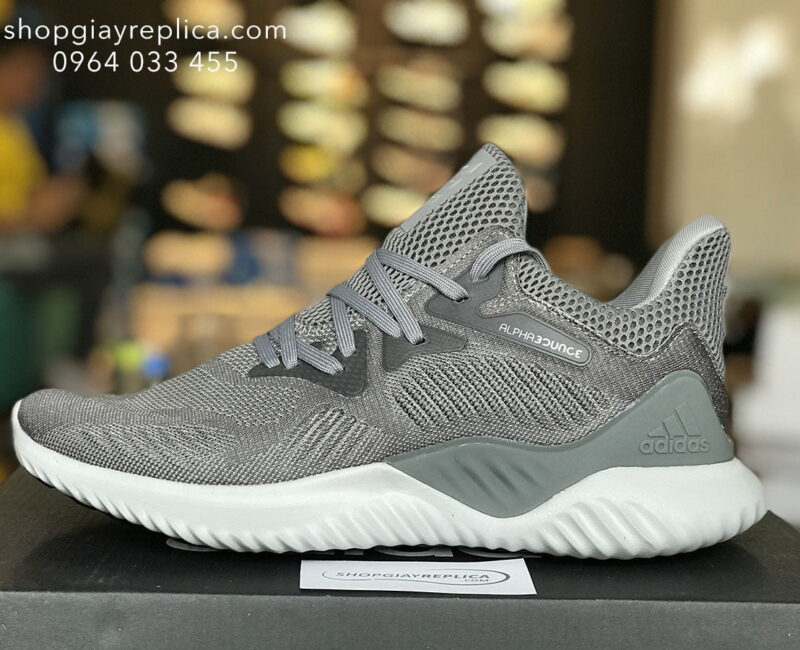 giày adidas alphabounce full grey replica