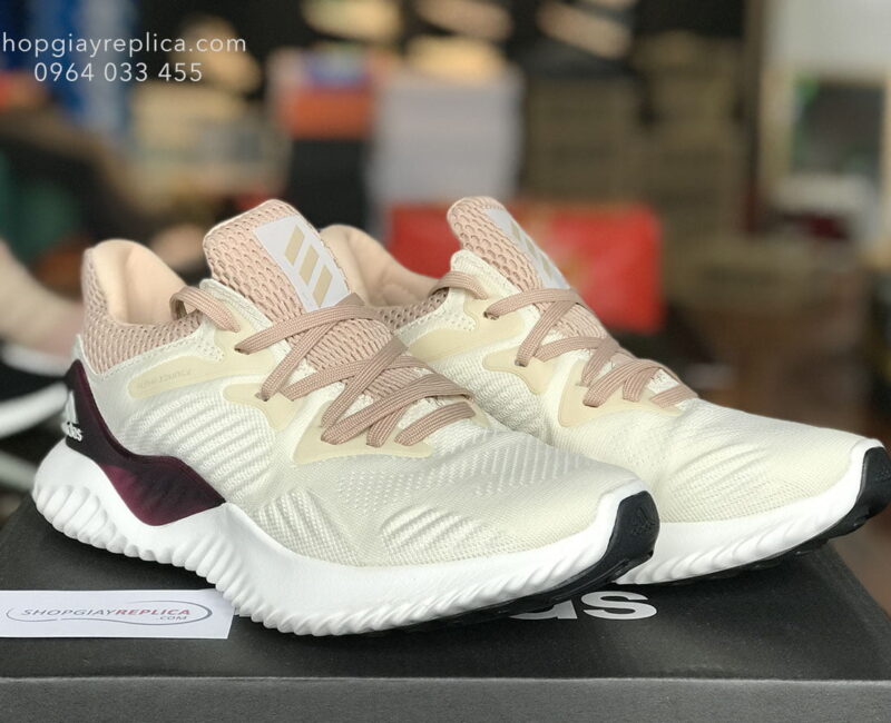 giày adidas alphabounce hồng trắng replica