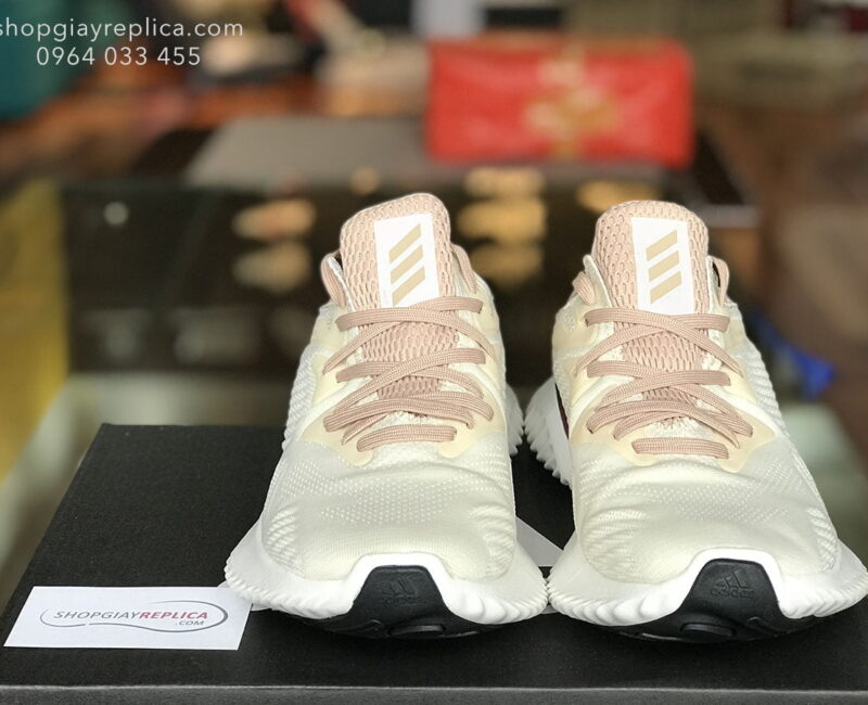 giày adidas alphabounce hồng trắng replica