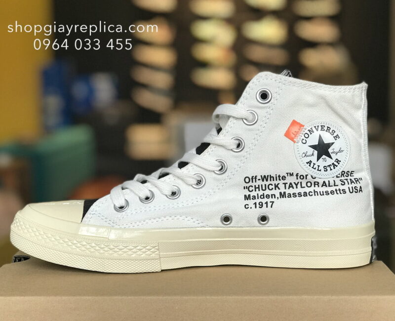 giày converse 1970s high off white replica