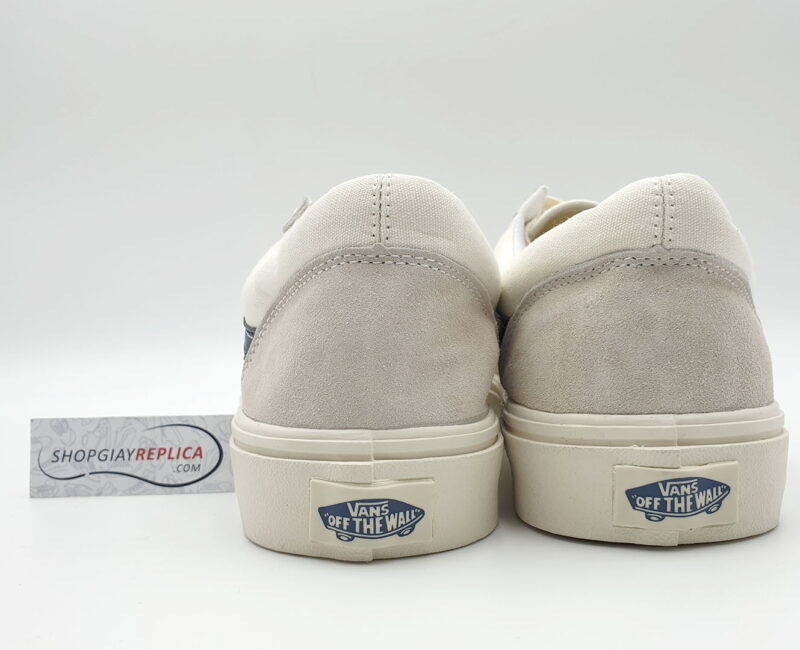 giày vans old skool trang soc xanh replica