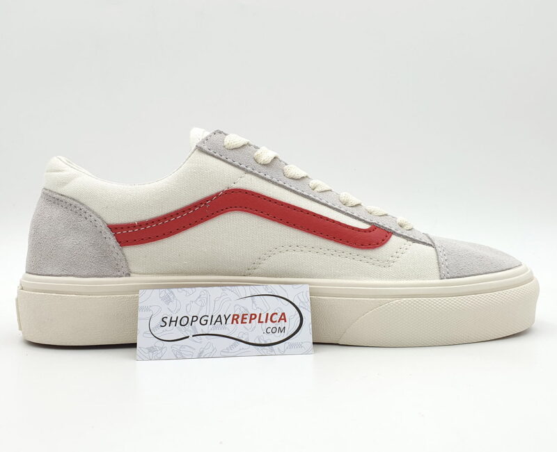 giày vans old skool trang soc do replica