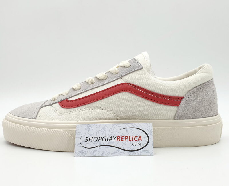 giày vans old skool trang soc do replica