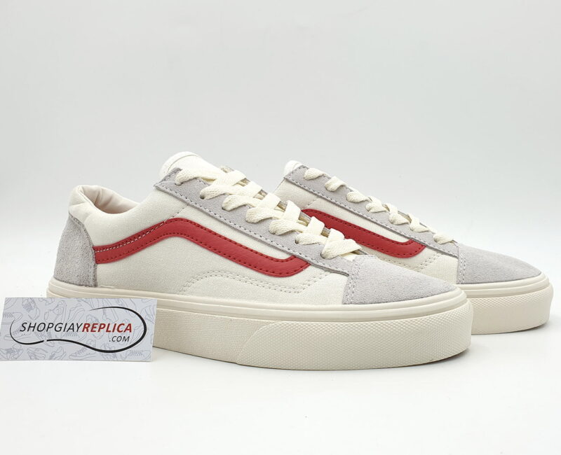 giày vans old skool trang soc do replica