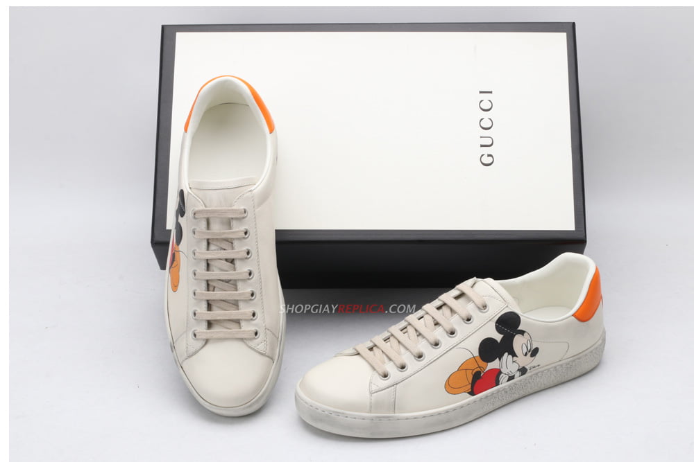 Giày Gucci Ace Mickey Like Auth