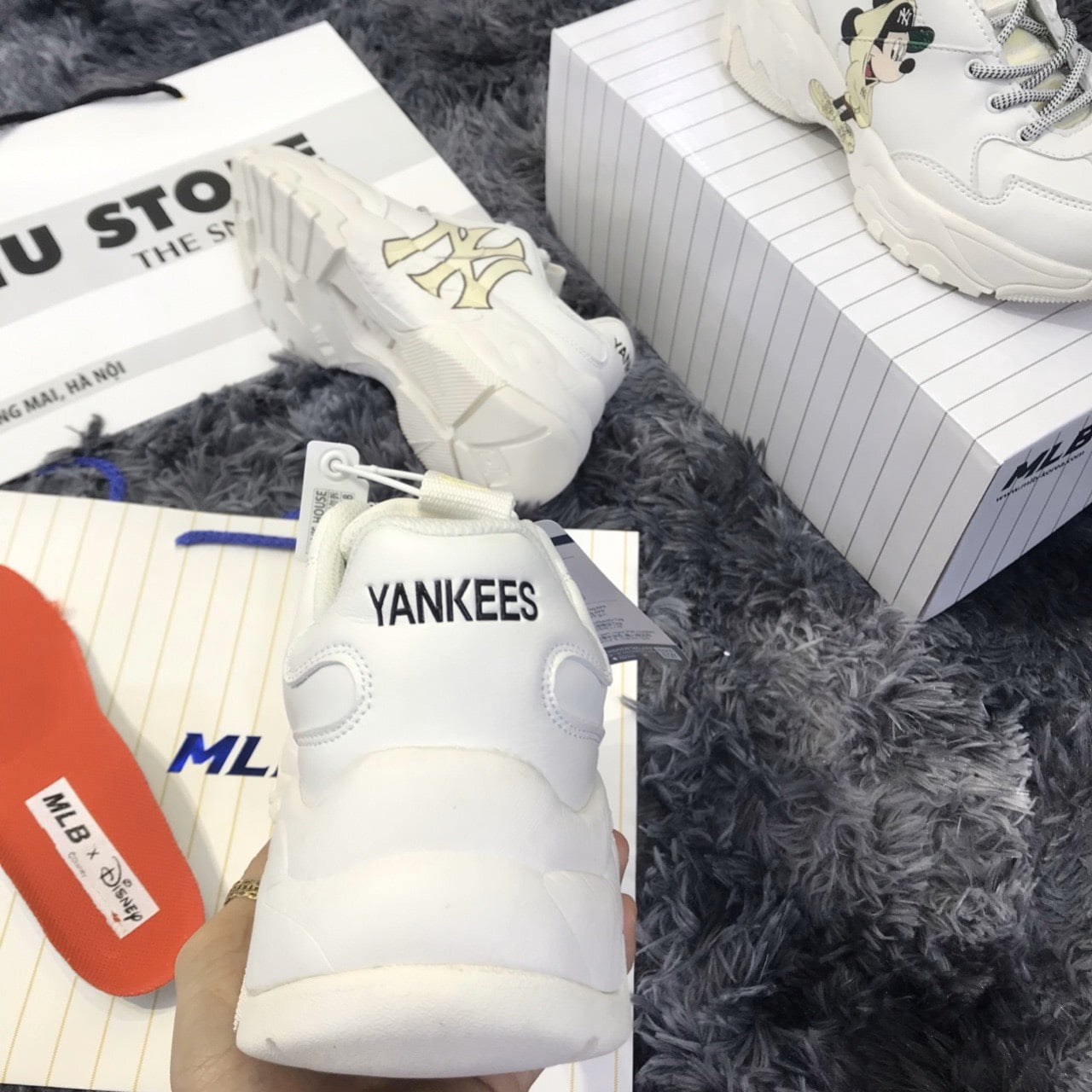 Giày MLB New York Mickey Replica