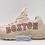 giày MLB Boston hồng