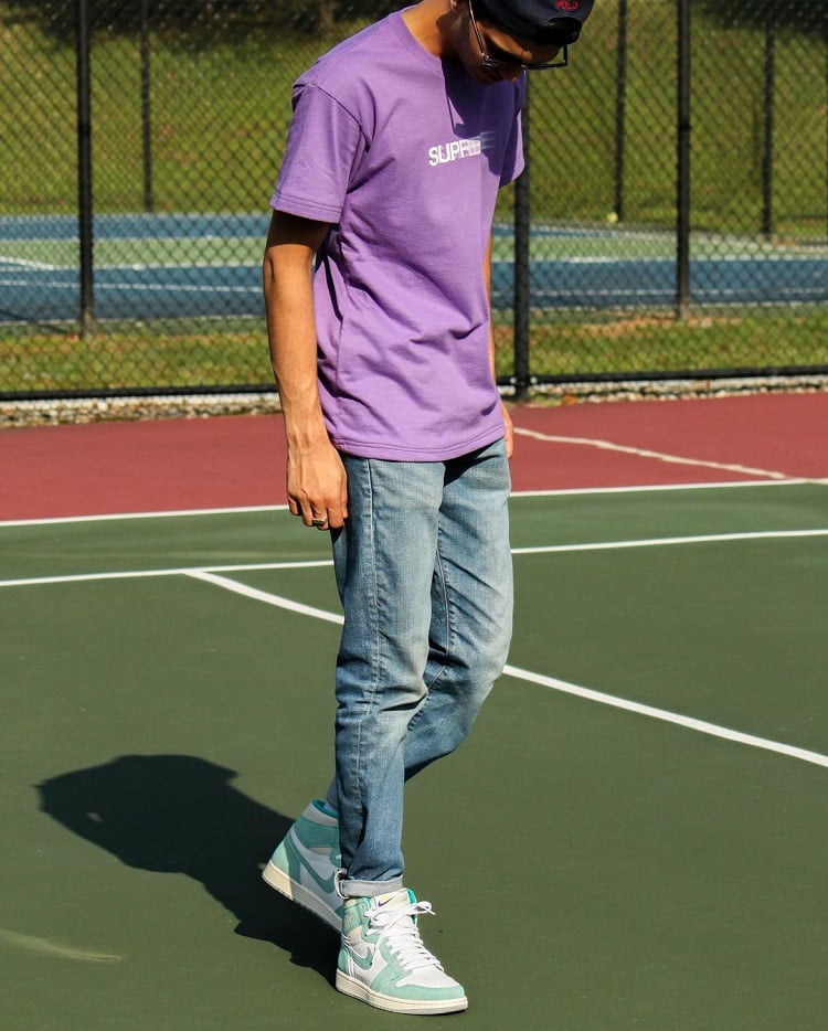 set đồ đơn giản cùng giay air jordan cho nam