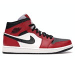 Giày Nike Air Jordan 1 Mid Chicago Toe replica