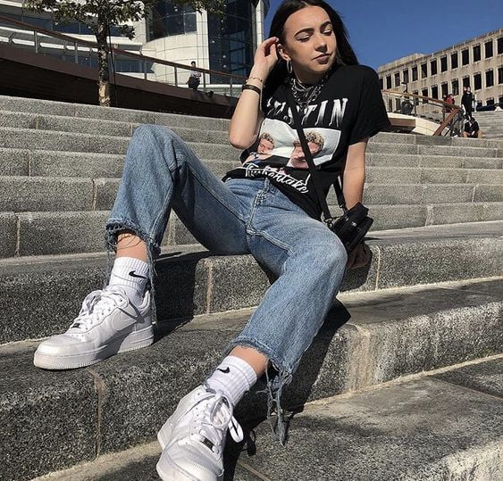 phối đồ nike air force 1 cho nữ