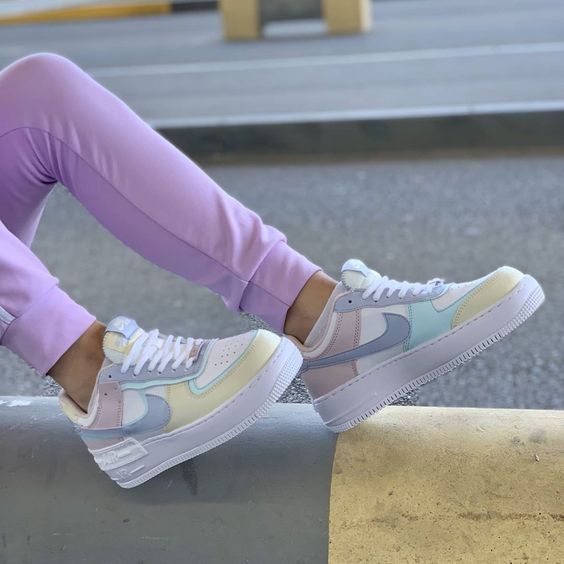 phối đồ đẹp con gái cùng nike af1