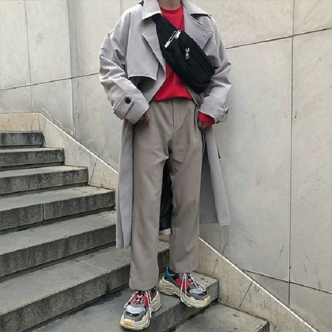 kết hợp quần áo với giày balenciaga triple s