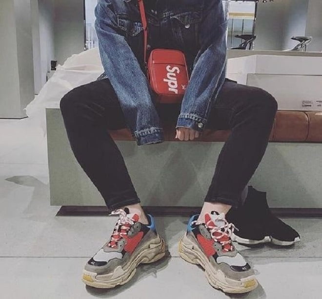 outfit balenciaga 3s