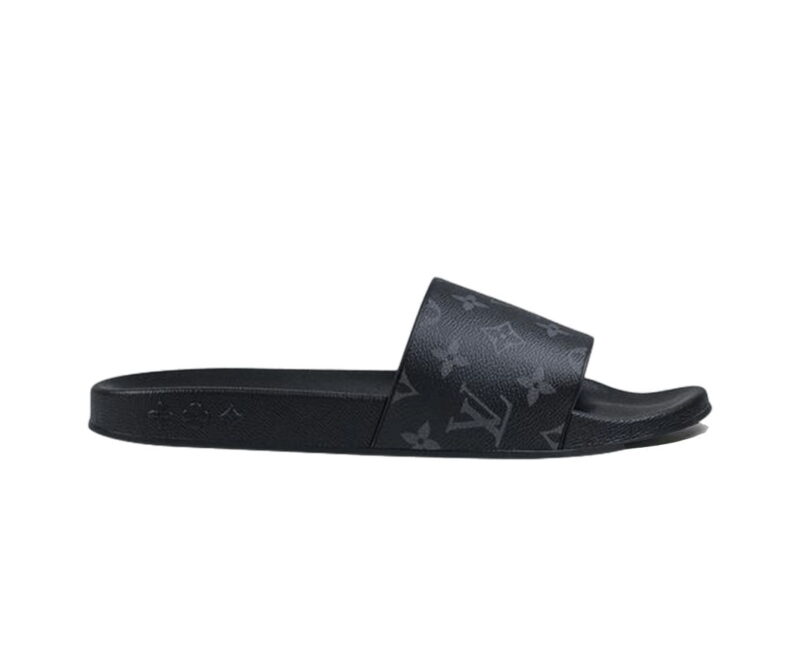 Dép Louis Vuitton Waterfront Mule Monogram Eclipse