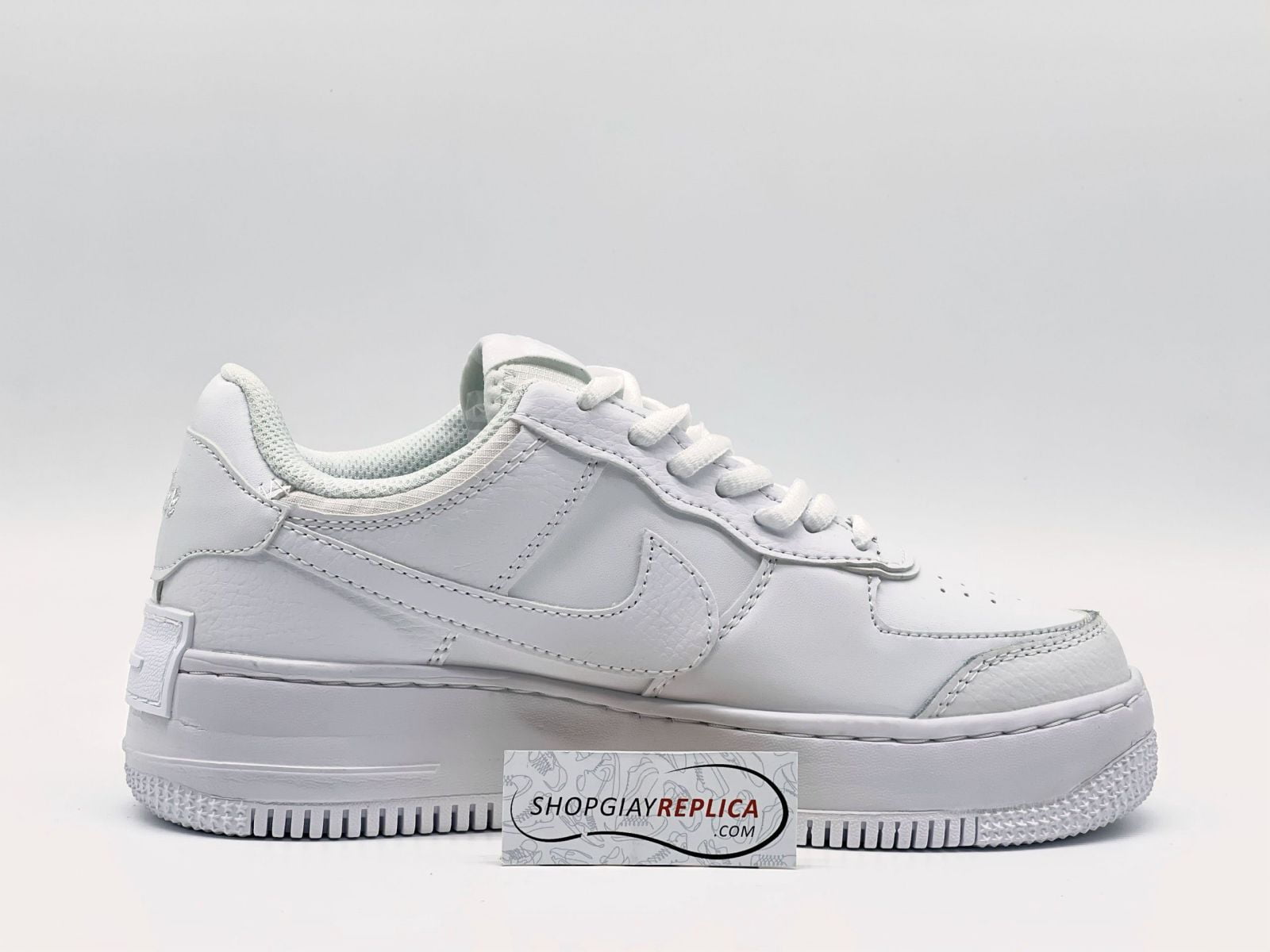 Giày Af1 Shadow Triple White Trắng