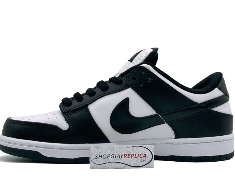 nike dunk black white replica