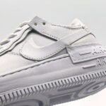 Swoosh Air Force 1 Shadow Triple White