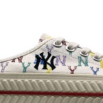 cận cảnh giày mlb mule monogram ny white