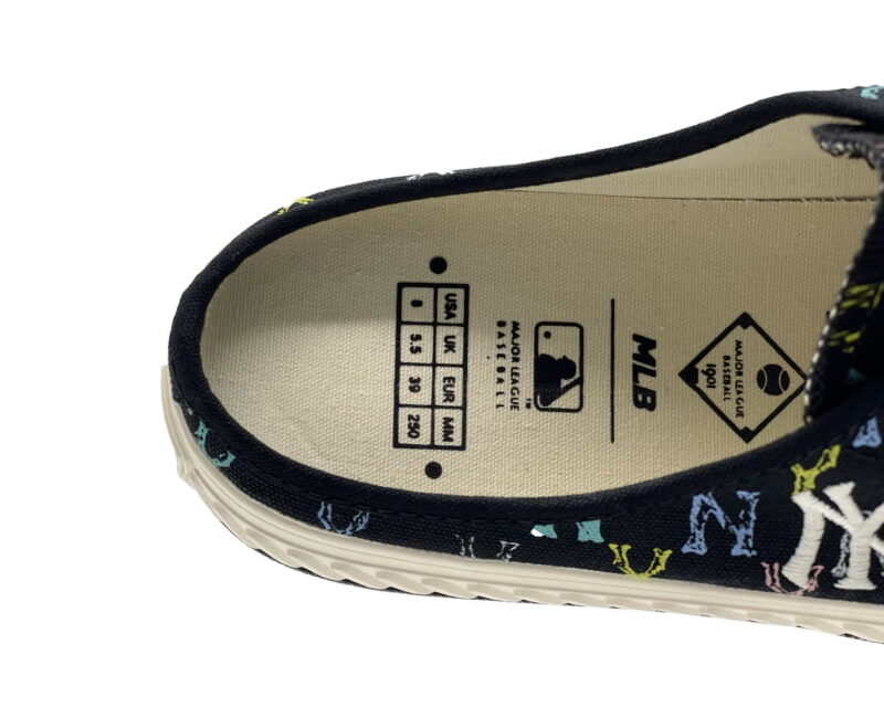 giày đạp gót mlb mule monogram Ny
