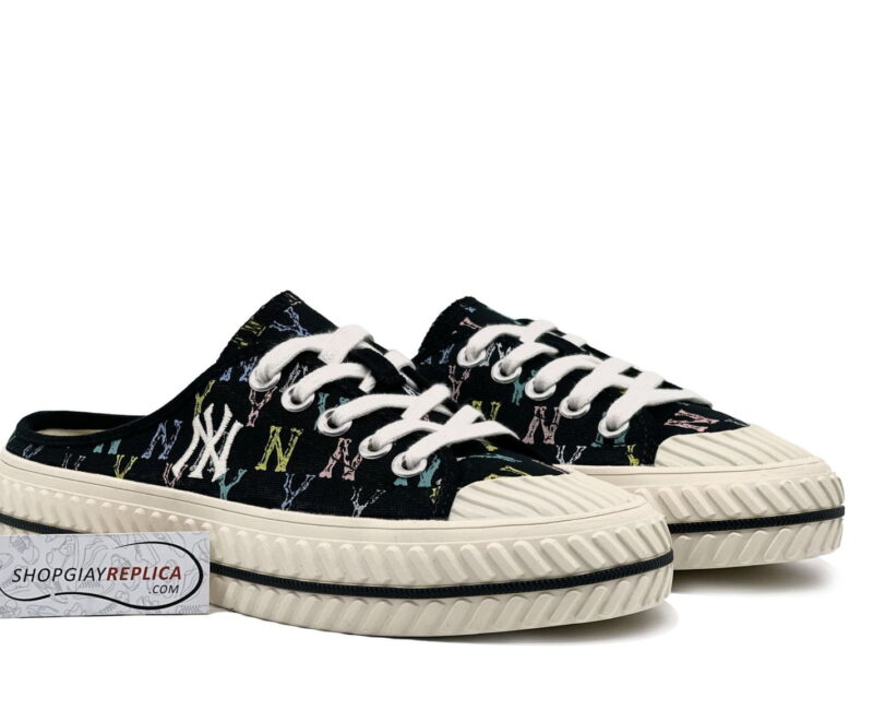 giày sục Mlb Mule Monogram New York Yankee