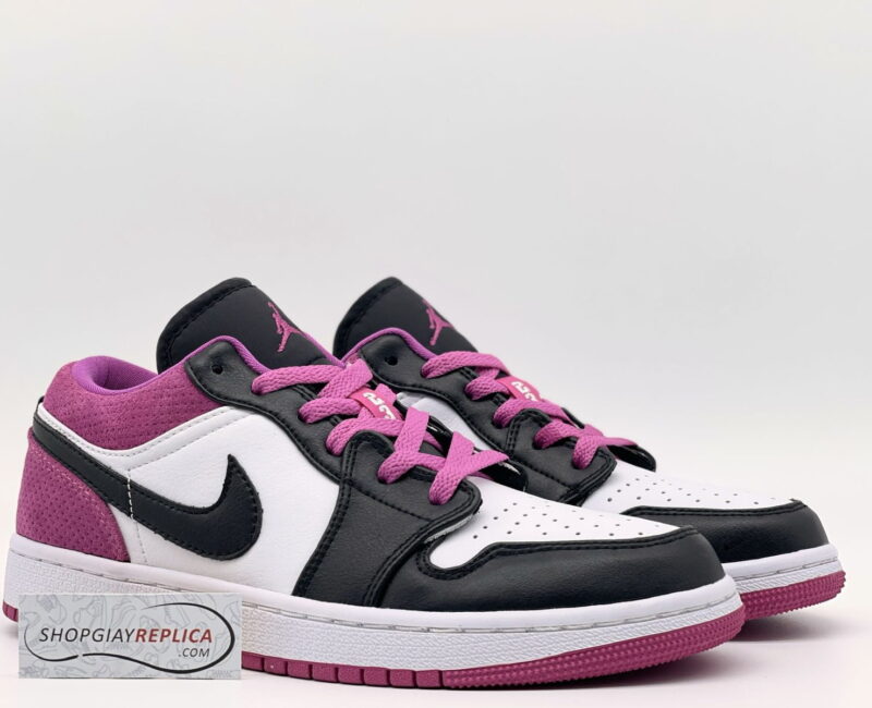 Nike Jordan 1 Low Black Active Fuchsia Replica 11