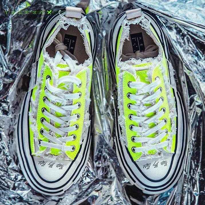 giày xvessel gop lows green xanh