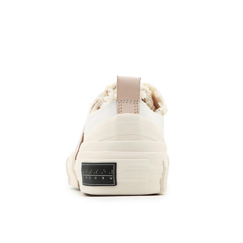 gót giày xvessel gop low all white