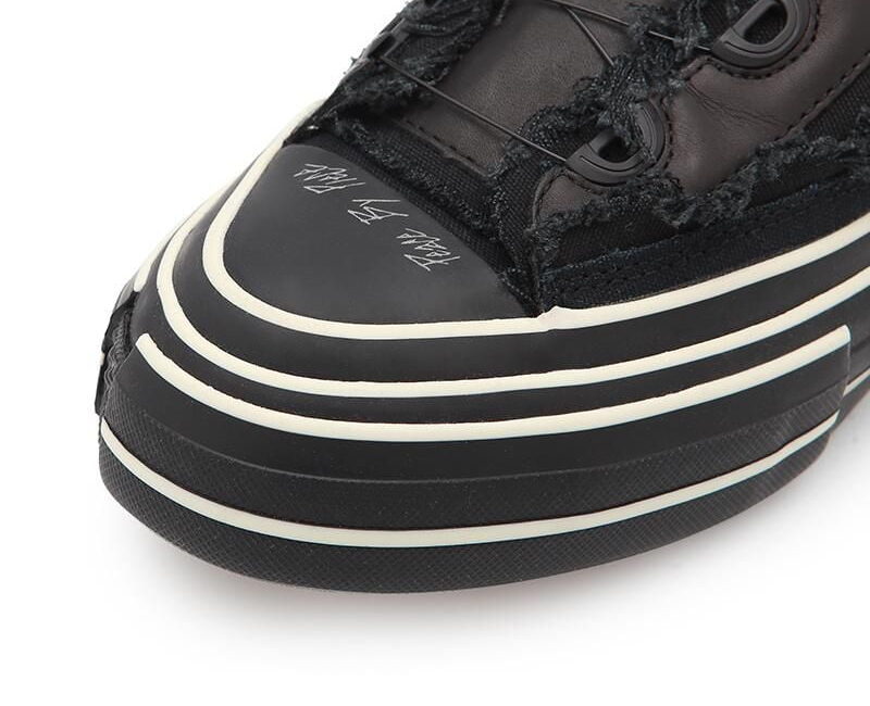 mũi giày xvessel gop low for Yohji Yamamoto All black