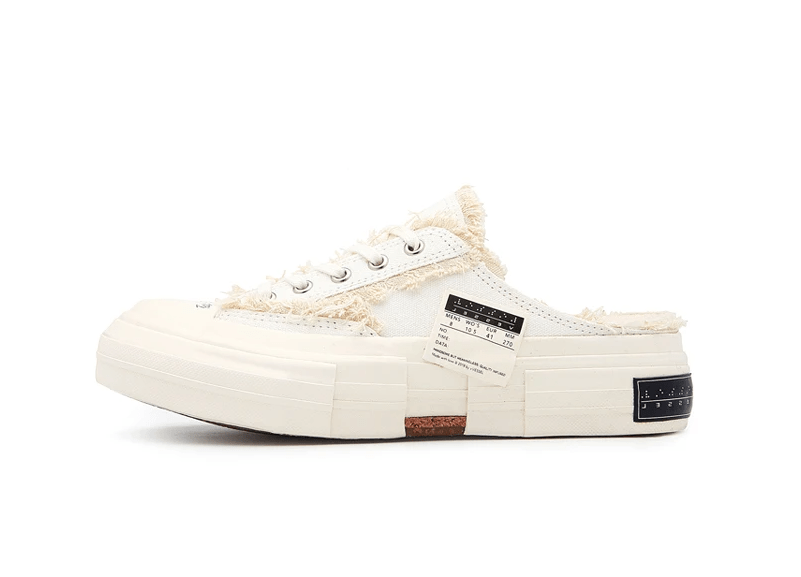 sục giày xvessel gop slip on white trắng