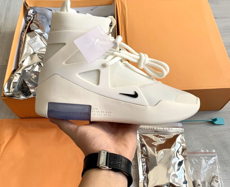 Giày Nike Air Fear of God Sail Black Like Auth