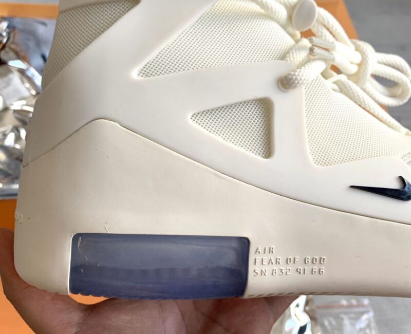 Giày Nike Air Fear of God Sail Black