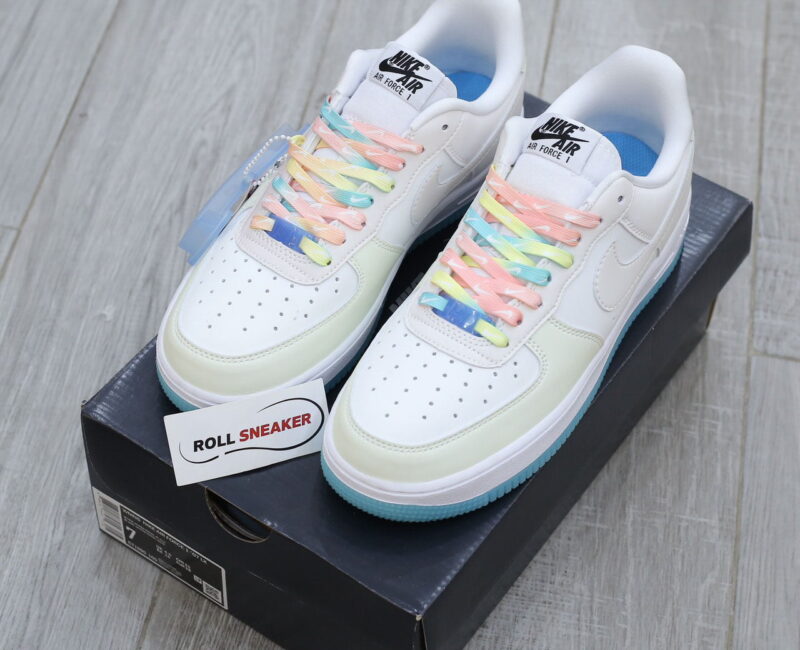 giày nike af1 UV Reactive Swoosh đổi màu logo