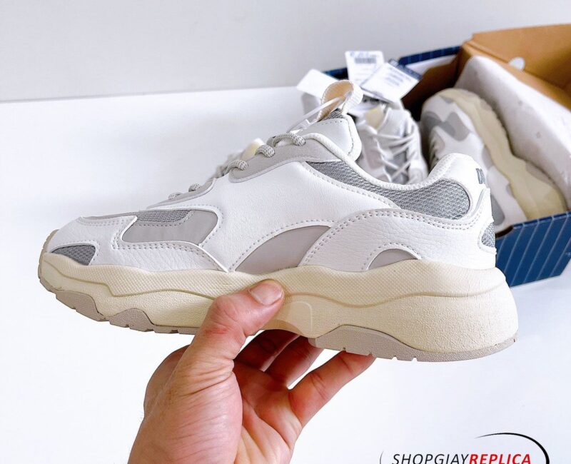 Giày MLB Korea Lite LA Dodgers Grey Rep 1:1