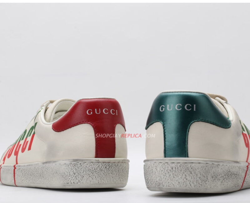 Giày Gucci Ace Sneaker with Gucci Blade Like Auth