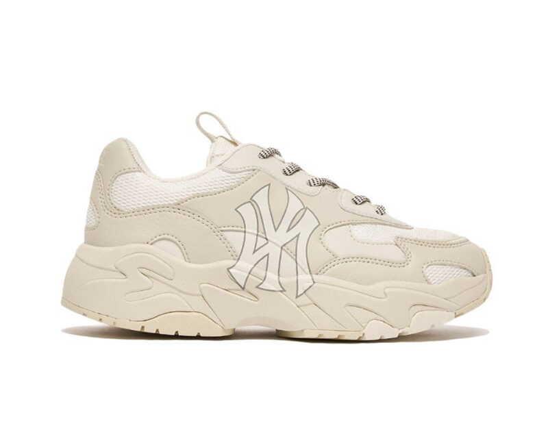 Giày MLB BigBall Chunky Lite New York Yankees Ivory Rep 1:1